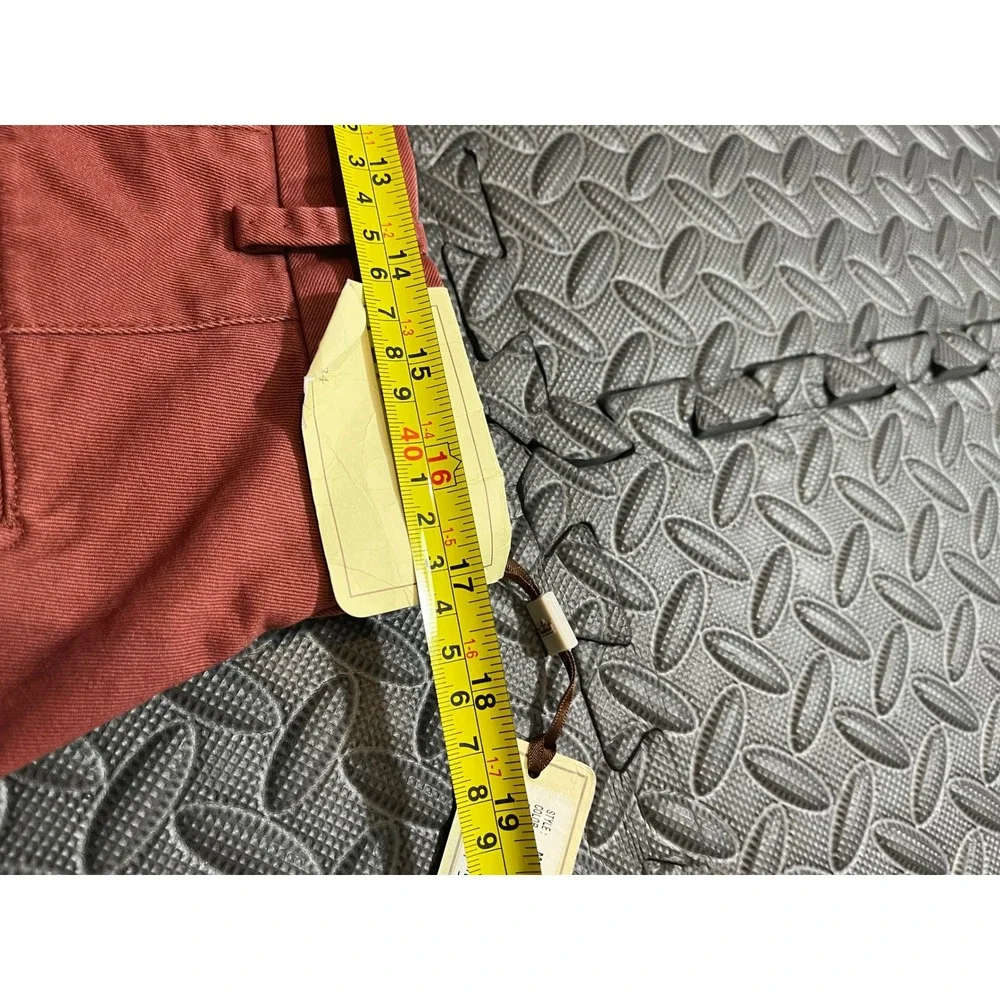 NWT Peter Millar Mens Flat Front Twill Pants Chinos MF15B84 Foliage Mens 34‎